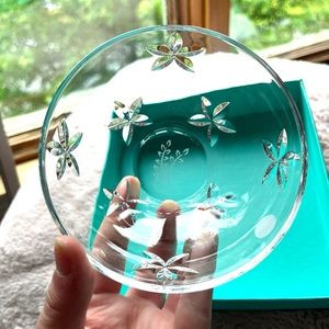 COPY - Tiffany & Co Floral Crystal Bowl